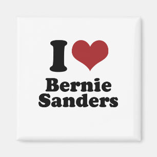 Jag älskar Bernie slipmaskiner för president Magnet