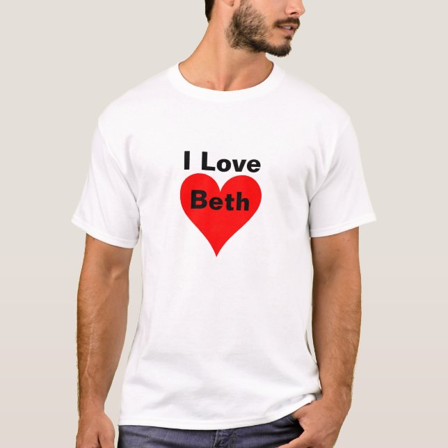 Jag älskar Beth Tee (Framsida)