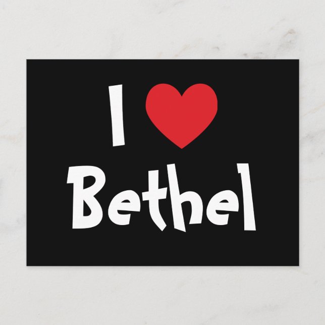 Jag älskar Bethel Vykort (Framsida)