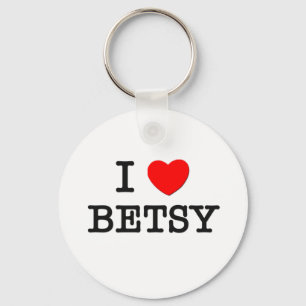 Jag älskar Betsy Nyckelring