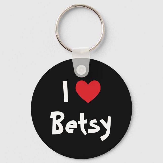 Jag älskar Betsy Nyckelring (Framsida)