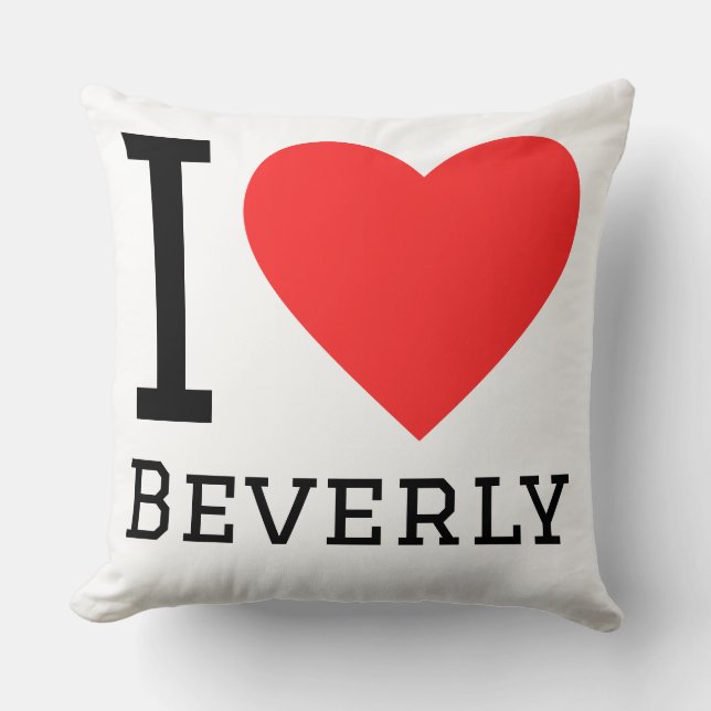 Jag älskar beverly kudde (Framsida)