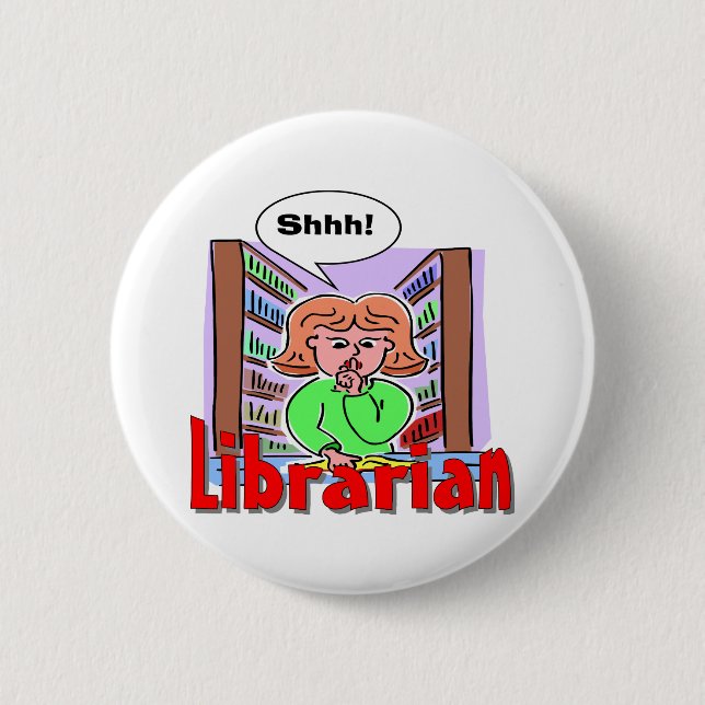 Jag älskar bibliotekarier knapp (Framsida)
