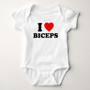 Jag älskar biceps Roliga tjejkväll Sociala gympres T Shirt