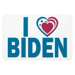 Jag älskar Biden Magnet