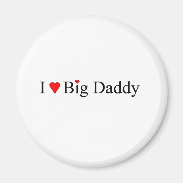 Jag älskar Big Pappa Magnet (Framsidan)