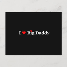 Jag älskar Big Pappa Vykort