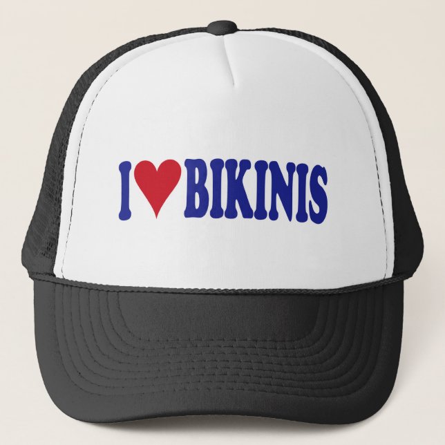Jag älskar bikinier keps (Framsida)