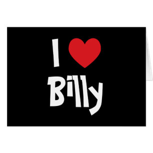 Jag älskar Billy Hälsningskort