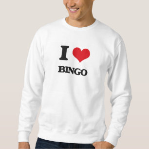 Jag älskar Bingo Lång Ärmad Tröja