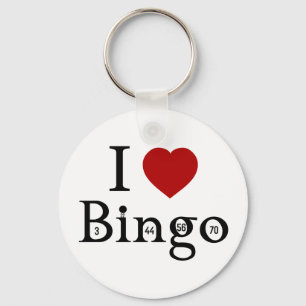Jag älskar Bingo Nyckelring