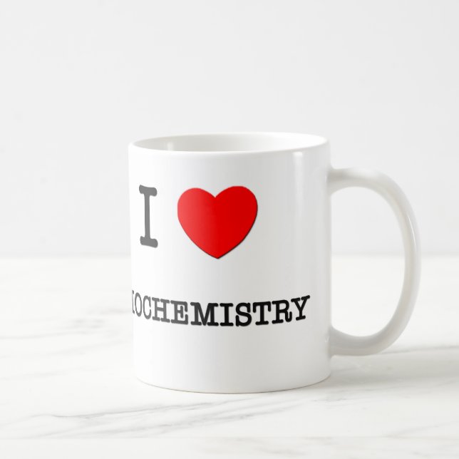 Jag älskar BIOCHEMISTRY Kaffemugg (Höger)