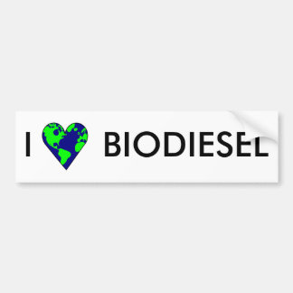 JAG ÄLSKAR BIODIESEL BILDEKAL