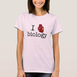 Jag älskar biologi - med en anatomical hjärta! tröja