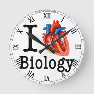 Jag älskar biologi rund klocka
