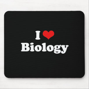 Jag älskar biologitshirten musmatta