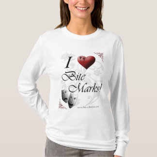 Jag älskar bitan markerar tee
