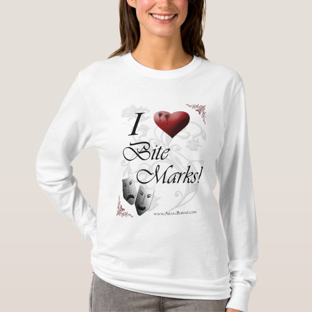 Jag älskar bitan markerar tee (Framsida)