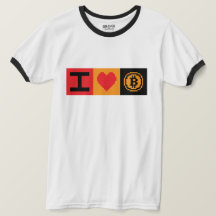 Jag älskar Bitcoin BTC 8-Bit Block | Tröja