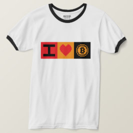 Jag älskar Bitcoin BTC 8-Bit Block | Tröja