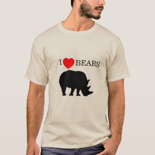 Jag älskar björnar t shirt
