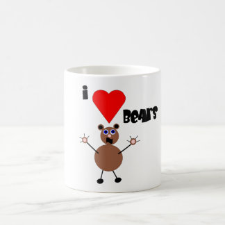 Jag älskar björnmuggen kaffemugg