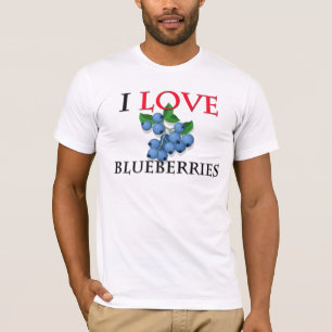 Jag älskar blåbär t-shirt