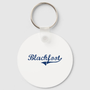 Jag älskar Blackfoot Idaho Nyckelring