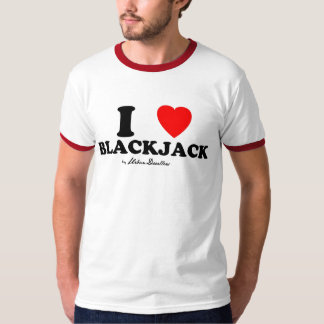 Jag älskar blackjacken t-shirt