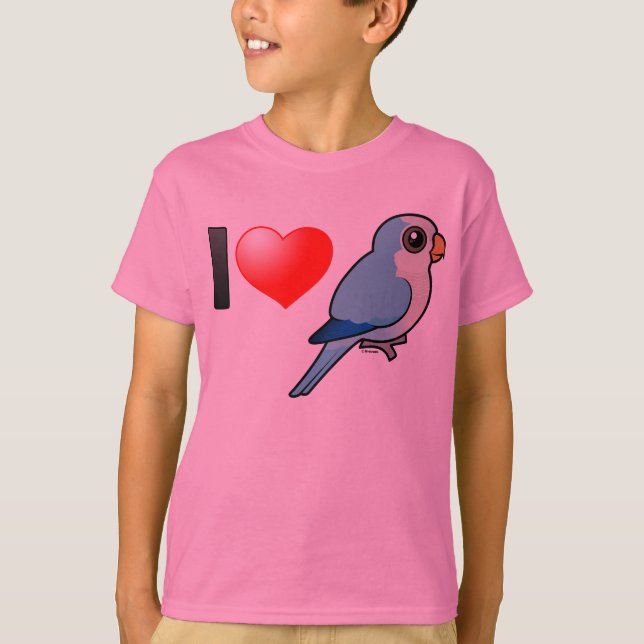 Jag älskar blåttQuakers Tee (Framsida)