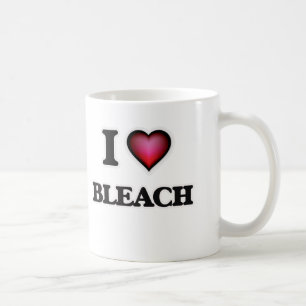 Jag älskar blekmedel kaffemugg