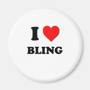 Jag älskar Bling Magnet