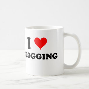 Jag älskar Blogging Kaffemugg