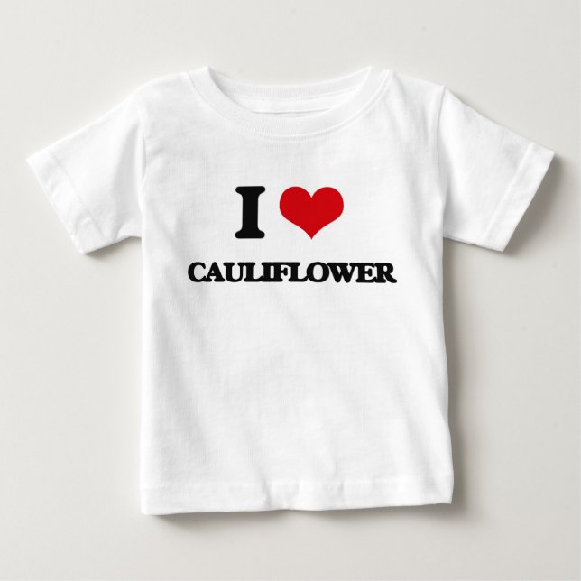 Jag älskar blomkålen tee shirt (Framsida)