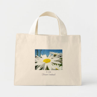 Jag älskar blomsterträdgårdar! Tote Bags Blå Himme Mini Tygkasse