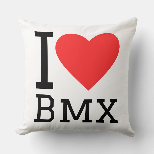 Jag älskar bmx kudde (Framsida)