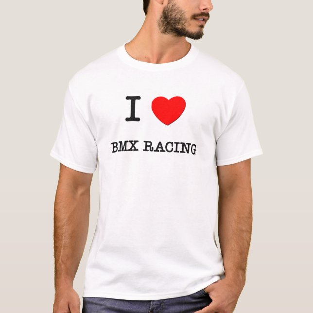 Jag älskar BMX-tävla T-shirt (Framsida)