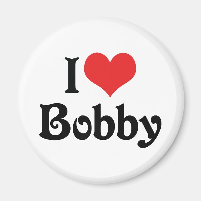 Jag älskar Bobby Magnet (Framsidan)