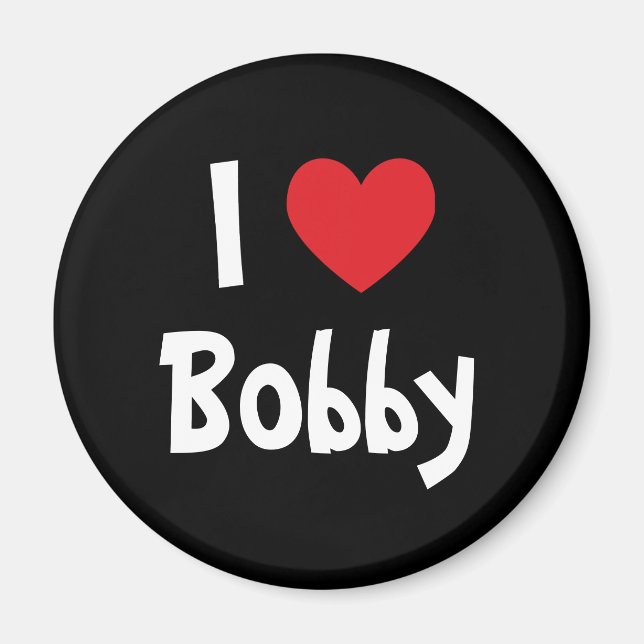 Jag älskar Bobby Magnet (Framsidan)
