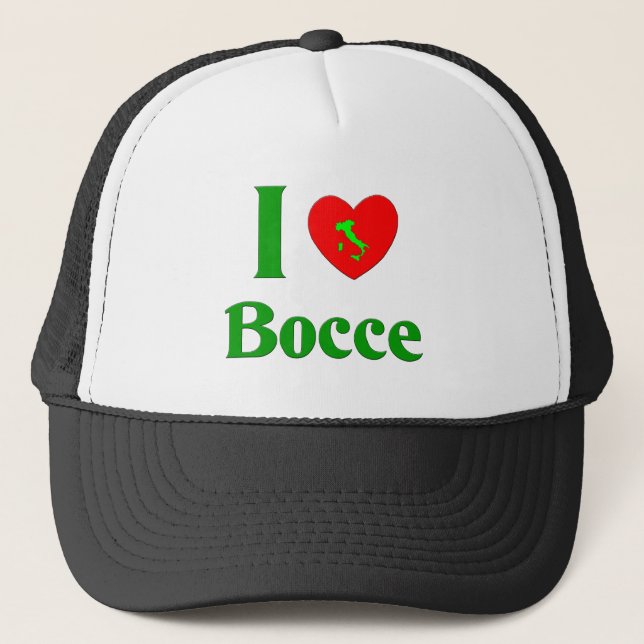 Jag älskar Bocce Keps (Framsida)