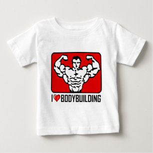 Jag älskar Bodybuilding T-shirt