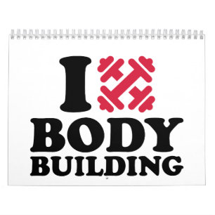 Jag älskar Bodybuildingskivstångar Kalender