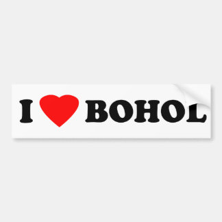 Jag älskar Bohol Bildekal