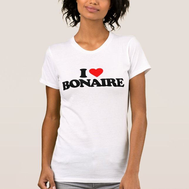 JAG ÄLSKAR BONAIRE T SHIRT (Framsida)