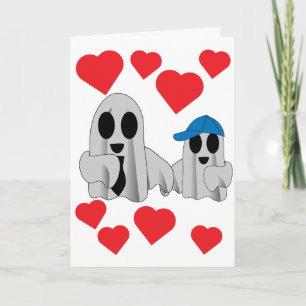 Jag älskar BOO Pappa från son Kort