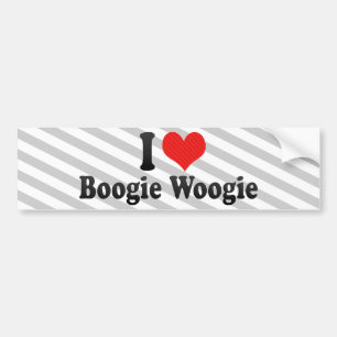 Jag älskar boogien Woogie Bildekal