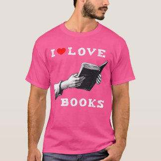 Jag älskar Books familj T Shirt