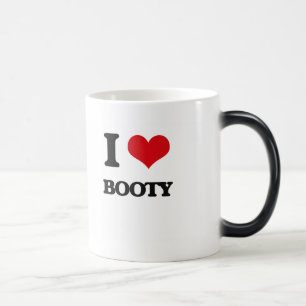 Jag älskar booty magisk mugg
