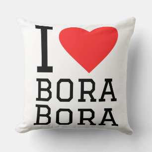 Jag älskar Bora Bora Kudde