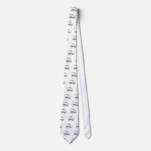 Jag älskar Borzoi Slips
